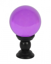 Große Violette Kristallkugel mit Ständer 