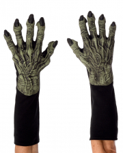 Green Monster Witch Gloves 