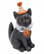 Halloween Clowns Cat With Pumpkin 15cm 
