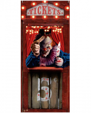 Halloween Horrorclown Circus Tür Dekoration 