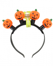 Halloween Pumpkin Headband With Lighting 