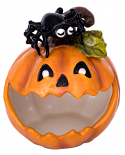 Halloween Pumpkin Ceramic Candy Bowl 21cm 