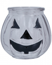Halloween Kürbis Kerzenglas 