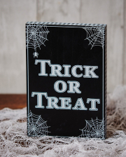 Halloween Trick Or Treat Block Stand 