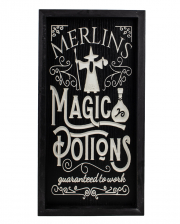 Halloween Wandbild "Merlins Magic Potions" 41cm 