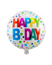 Happy B-Day Folienballon 45 cm 