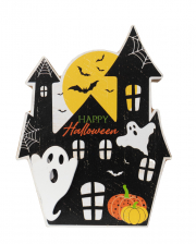 Happy Halloween Haunted House Stand 12cm 