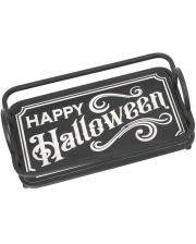 Happy Halloween Holz Tablett 