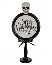 Happy Halloween Tischaufsteller mit Totenkopf 36cm 