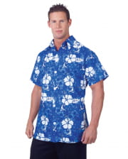 Hawaii Hemd Blau Plus Size 