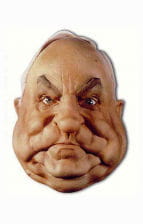 Helmut Kohl foam latex mask 
