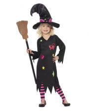 Süße Halloween Hexe Kinderkostüm 