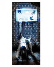 Photo-Realistic Zombie Door Cover - 3x6 Foot Halloween Decoration For Doors