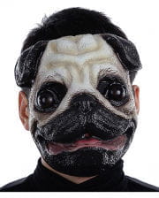 Pug dog mask plastic 