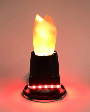 Illusion Fire Lamp With Red LED Effect Rim 