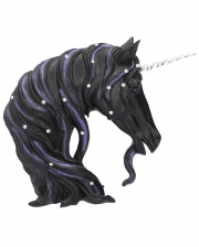 Jewelled Midnight Unicorn Figure 15cm 