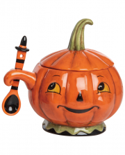 Johanna Parker Halloween Soup Bowl Spooky Pumpkin 18cm 