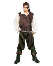 Caribbean Pirate Costume With Boot Tops 