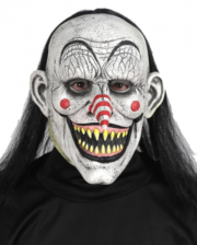 Kichernder Horrorclown Maske 
