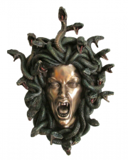 Kopf der Medusa Wandrelief