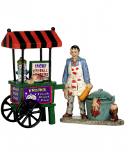 Lemax Spooky Town - Zombie Brains Foodcart 