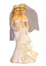 Lesbisches Hochzeitspaar 16,5 cm 