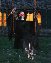 Leuchtender Reaper auf Schaukel 90 cm 