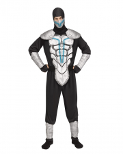 Ninja Kämpfer Kostüm mit Leuchteffekt 