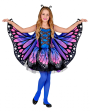 Purple Butterfly Kids Costume 