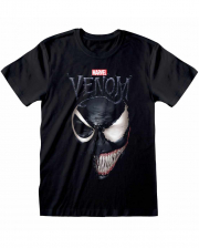 Marvel Comics Spider-Man Venom Split Face T-Shirt 