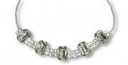 Fashion Jewellery Necklace with Rhinestones 