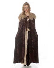 Medieval Costume Cape brown 