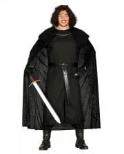 Medieval Velvet Cape With Faux Fur 