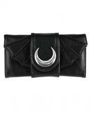 Moon Gothic Purse With Bat Wings 