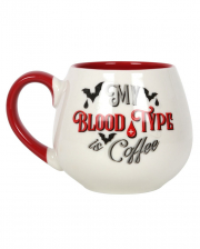 "My Blood Type Is Coffee" Coffee Mug 