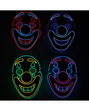 LED String Clown Maske 
