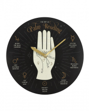 Palmistry Wahrsage Hand Wall Clock 28cm 