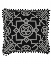 Pentagramm Kissenbezug Blair Black 45x45cm 