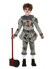 Pepe der Horrorclown Kinder Kostüm 