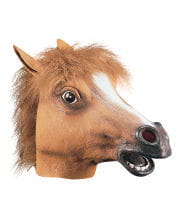 Pferde Maske aus Latex 