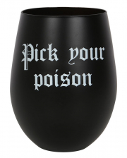 Pick Your Poison Wine Glass 