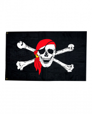 Piratenfahne mit Totenkopf 130x80 cm 