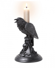 Poe's Rabe Gothic Kerzenständer 