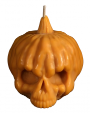 Pumpkin Totenkopf Kerze 7,5cm 