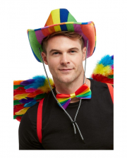 Rainbow Cowboy Hat 