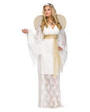 Angel costume with wings white