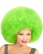 Riesige Afro Perücke Grün