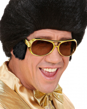 Rock 'n' Roll Costume Glasses With Sideburns