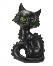 Rufus Witch Cat With Green Eyes 20cm 
