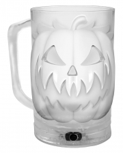Scary Pumpkin LED Beer Mug 